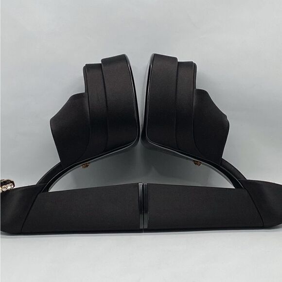 Versace Medusa Crystal Ankle-Strap Platform Sandals - Picture 12 of 15